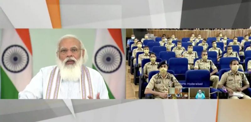 PM Modi interacts with IPS probationers