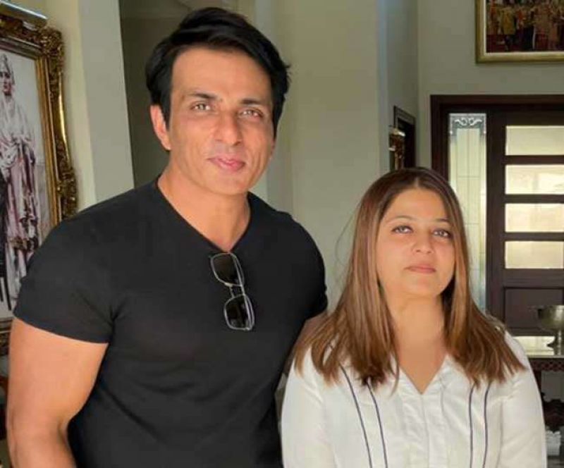 Sonu Sood, Malvika Sood 