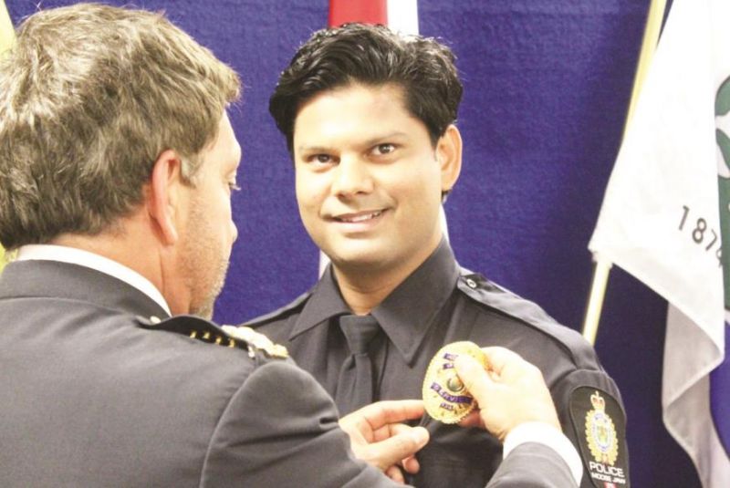 Harmandeep Singh from Amritsar joining Canadian police