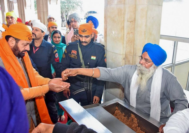 Haryana Chief Minister Saini paid obeisance at Gurdwara Nada Sahib