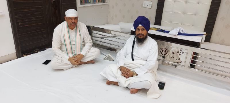 Vijay Sampla Met Giani Harpreet Singh 