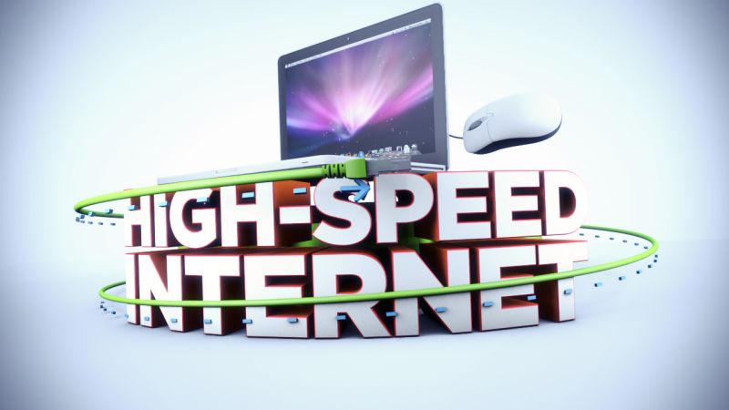High internet speed