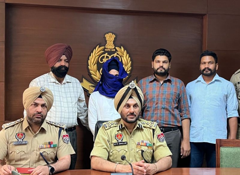 Punjab police AGTF arrests wanted BKI terrorist Charanjit Patialavi from Dera Bassi