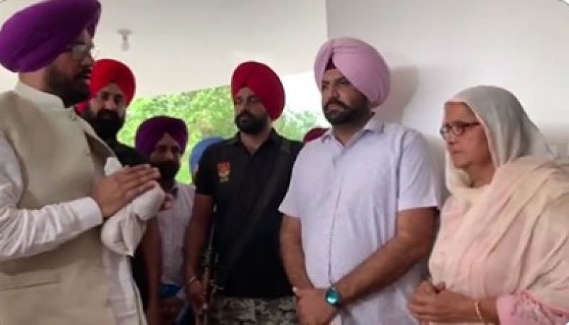 Minister Kuldeep Singh Dhaliwal thanked the family for giving up possession of government land