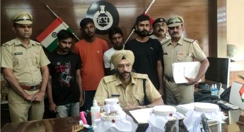 4 gangsters of Lawrence gang arrested from Haryana, weapons were also recovered