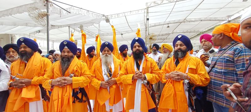 Nagar Kirtan At Amritsar Sahib 
