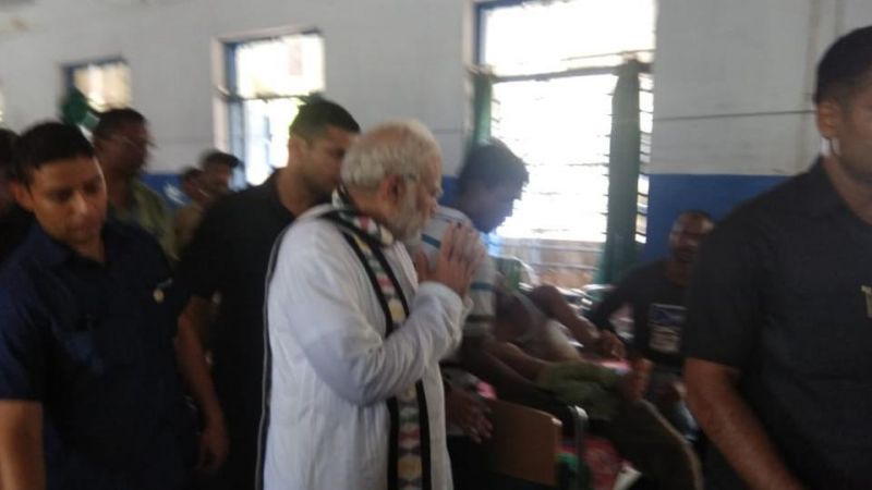 Tent collapses during PM Modi's Midnapore rally