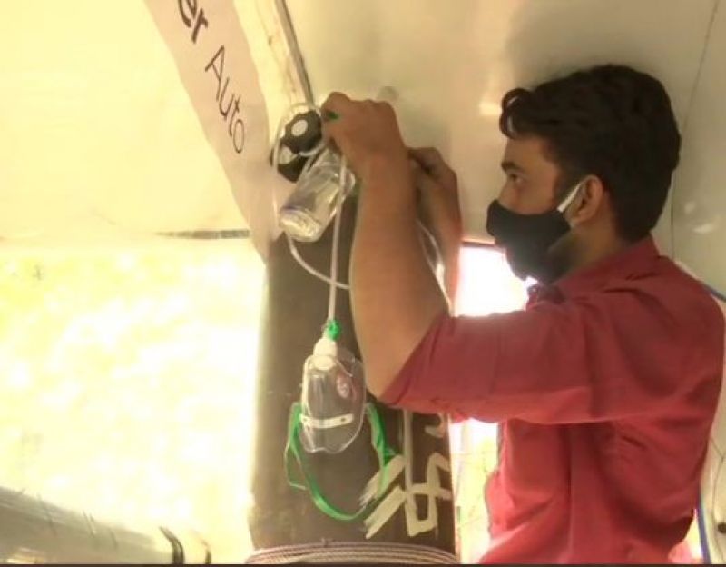 Man Converts Auto-Rickshaw Into Free Ambulance