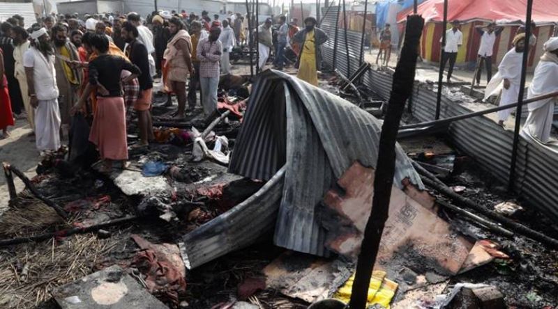 Kumbh Mela Fire