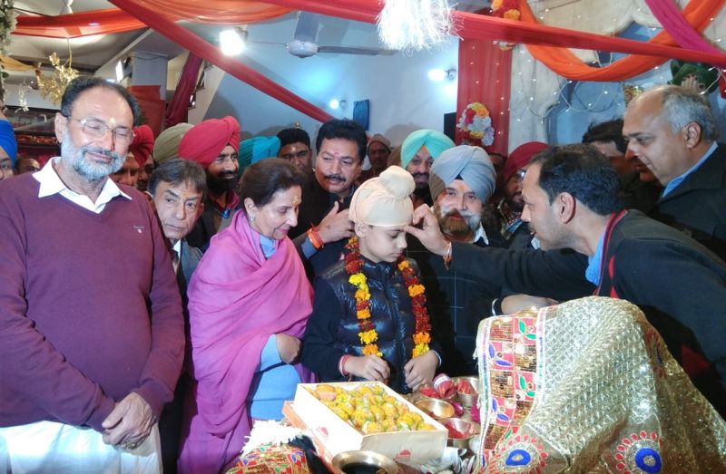 The ceremony at the ancient Shiva Temple