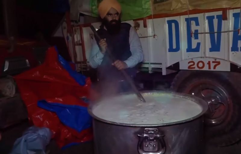 Milk Langar At Delhi Protest