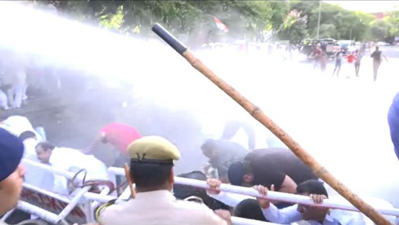 chandigarh congress protest