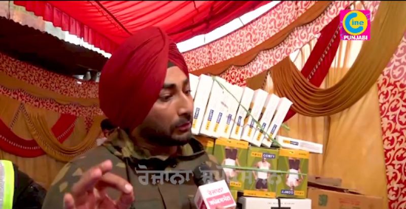 Ranjit Bawa at Farmer Protest 