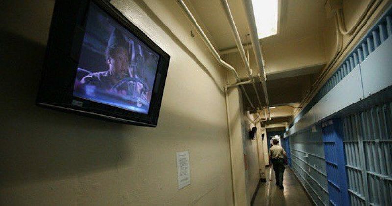 LED TV in jail