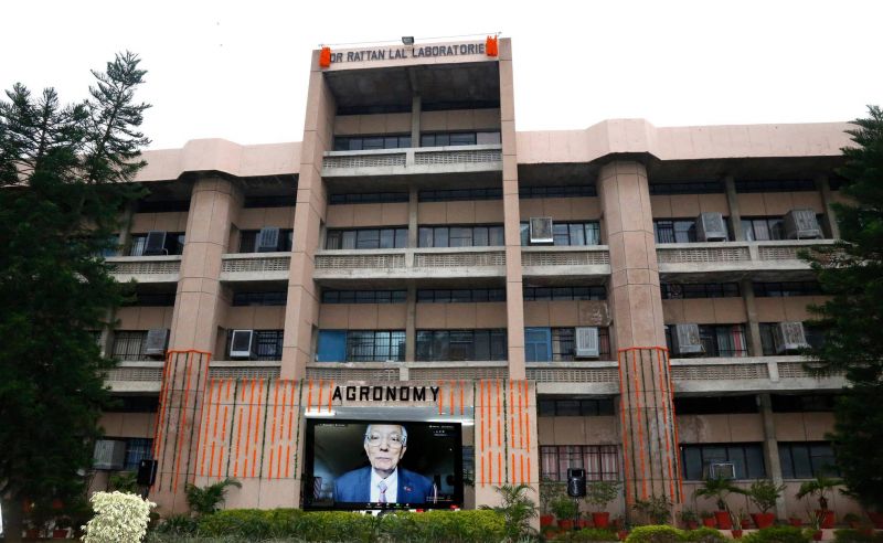 P.A.U. The name of the building of the Crop Science Department Named after Ratan Lal