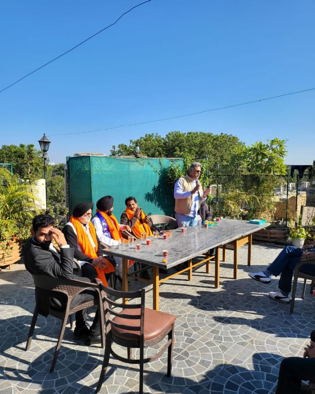 Kulmeet Singh Sodhi started his campaign