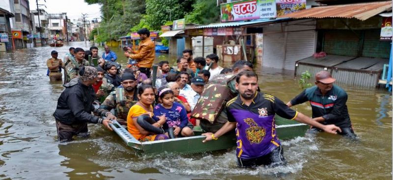 Maharashtra floods victims