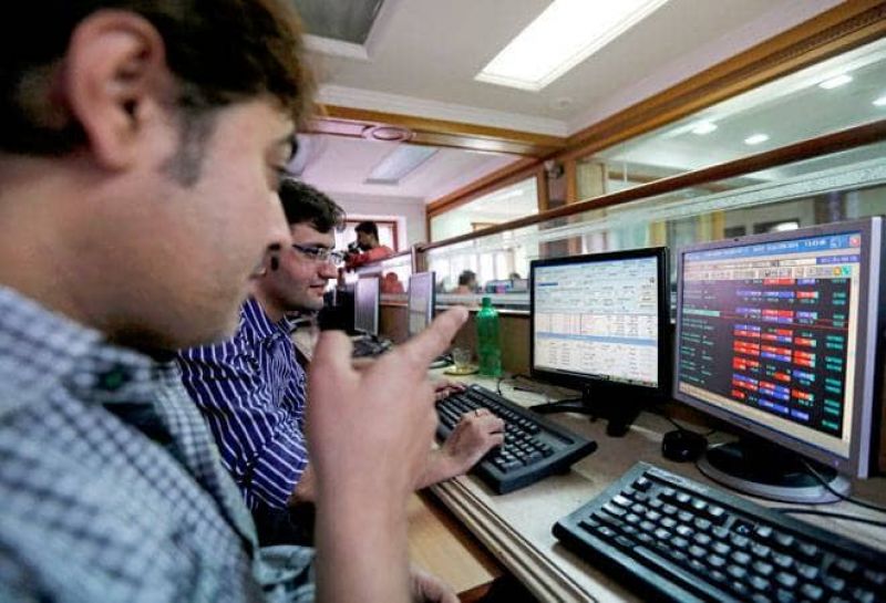 Sensex closes 382 points down