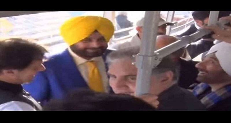 Imran Khan with Sidhu