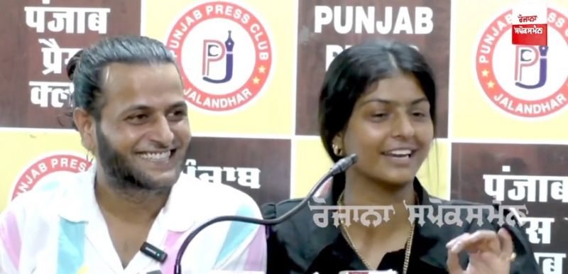 Jyoti Nooran and Husband Kunal Passi Press Conference 
