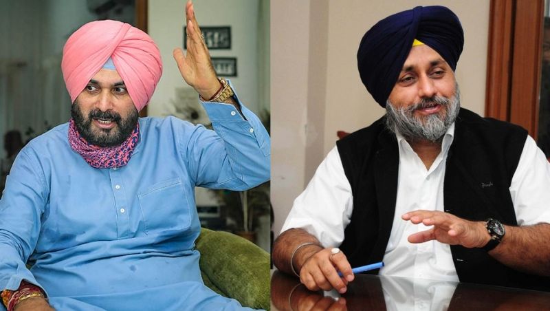 Navjot Sidhu , Sukhbir Badal 