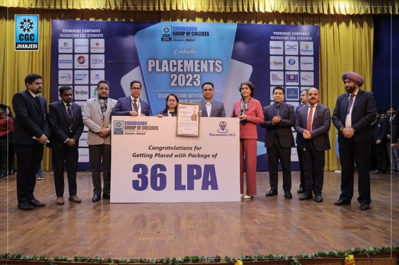 Chandigarh Group Of Colleges, Jhanjeri Celebrated Placement Day 2023