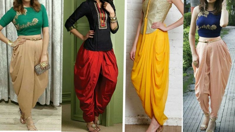 Indo western dhoti pant