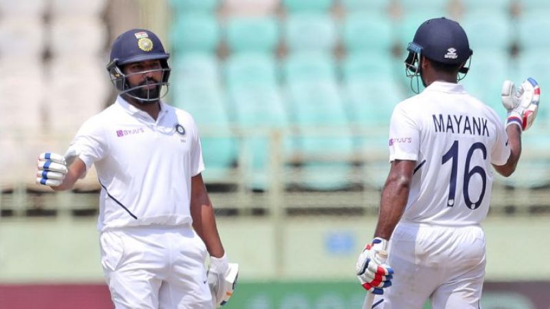 India vs South Africa 1st Test : Rohit Sharma century takes India to 202/0