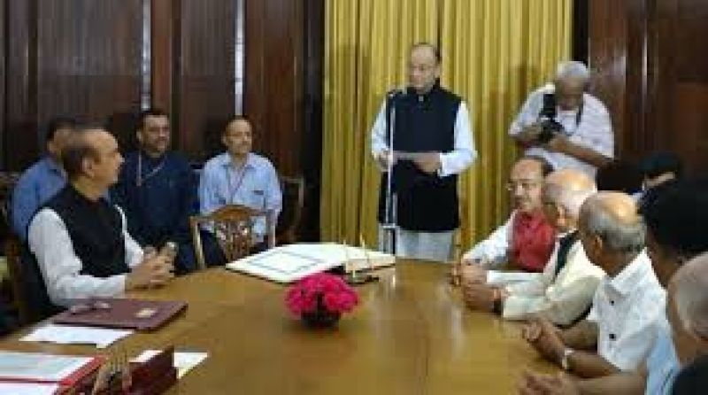 Jaitley has been sworn in as Rajya Sabha member