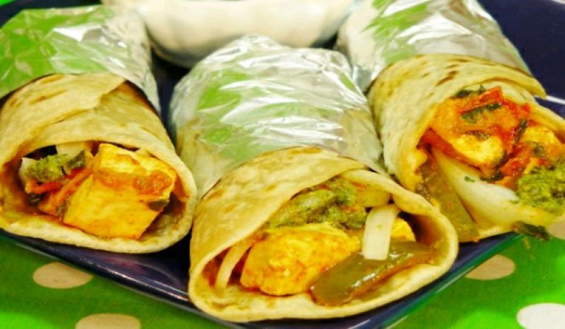 paneer roll recipe