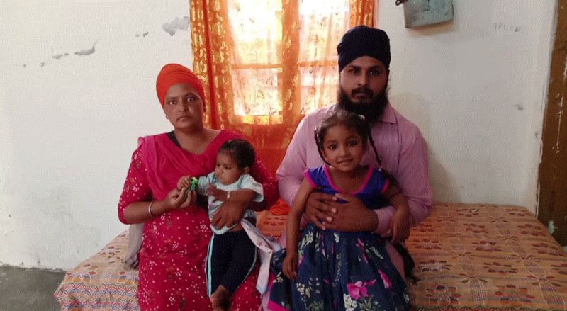  Kuldeep Singh and his family