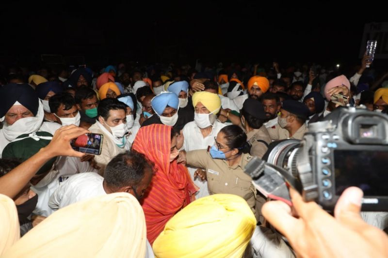 Shiromani Akali Dal Protest Agaginst Farmer Ordinance