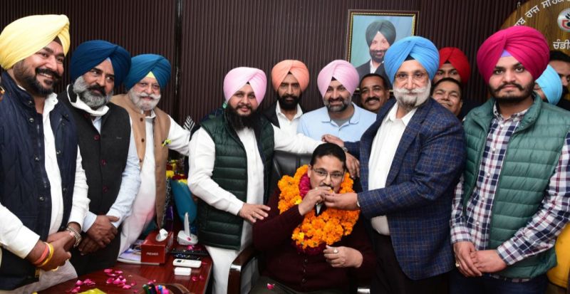 Harish Kumar Jain takes over as Chairman SADB in presence of Deputy CM Randhawa