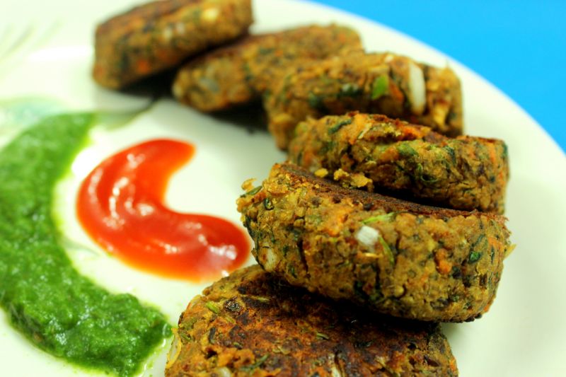 Sprouted Moong Cutlet