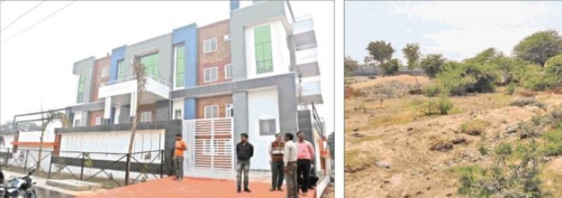 BJP office and plot alloted for hospital