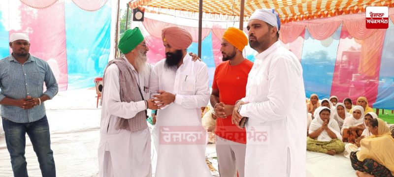 Simarjit Singh Bains at Lakhimpur Kheri