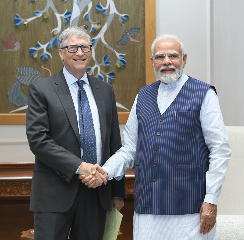 Bill Gates meets PM Narendra Modi