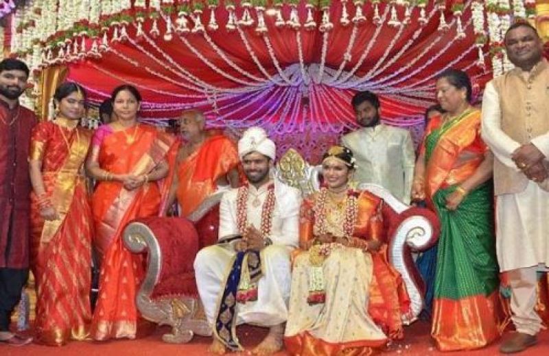 Hanuma Vihari with Priti Rai 