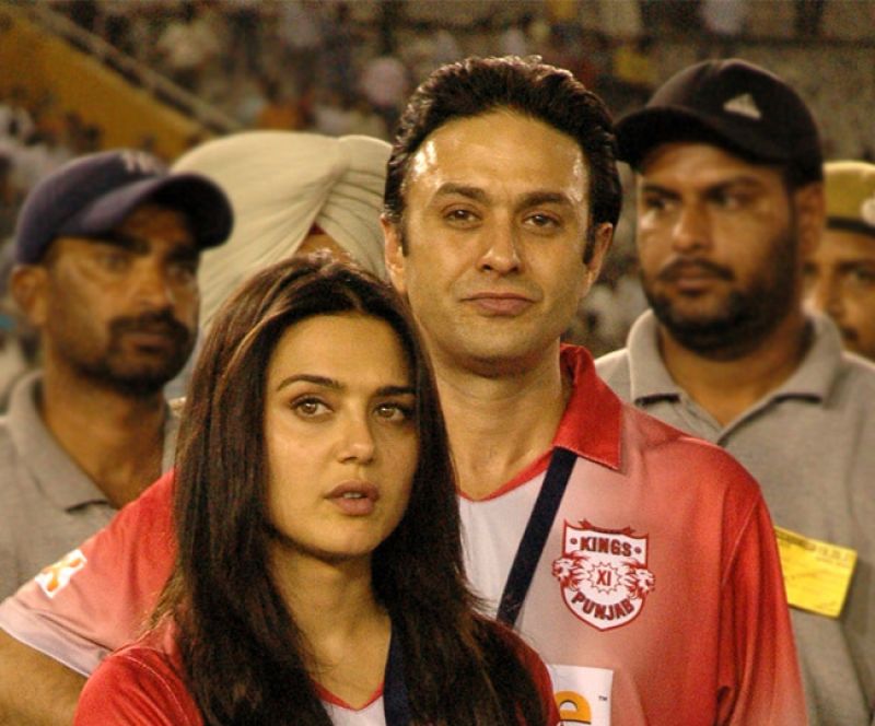 Ness Wadia and Preity Zinta