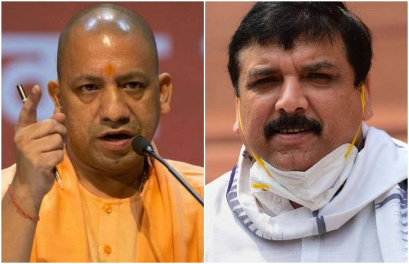 Yogi Adityanath and Sanjay Singh