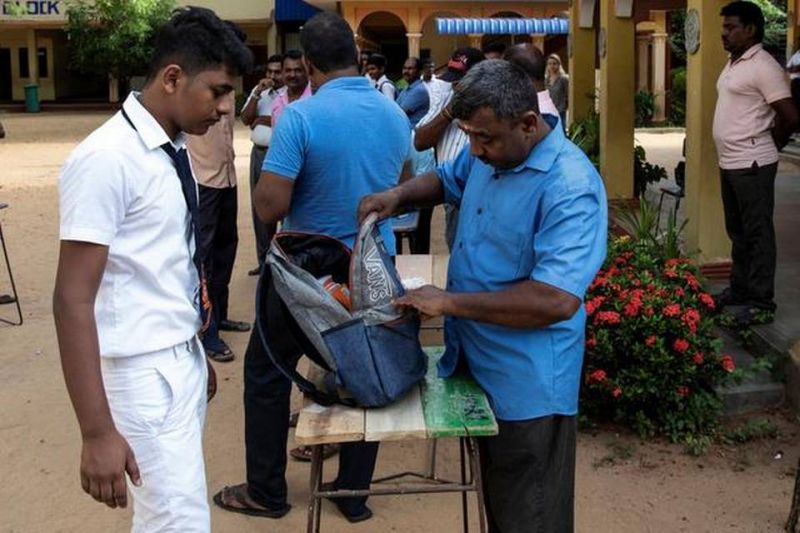 Schools re-open in Sri Lanka amid tight security