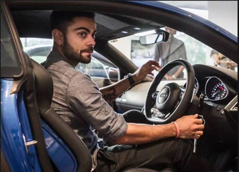 Virat kohli car challan in gurugram