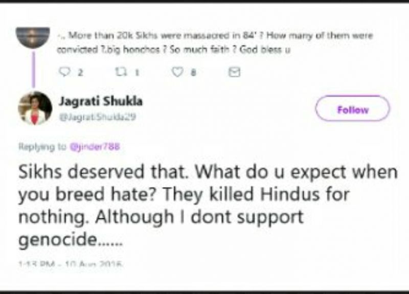 lok sabha tv hires journalist jagrati shukla