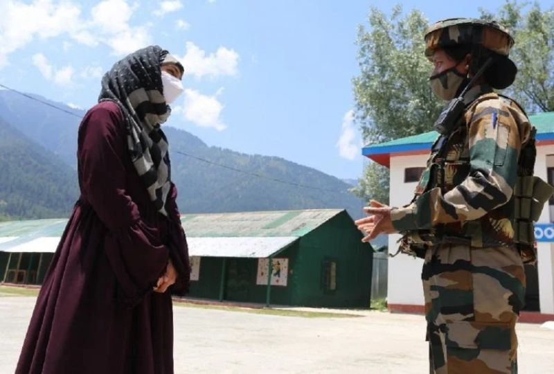 Assam Riflewomen deployed in Kashmir to assist male soldiers in combating militancy