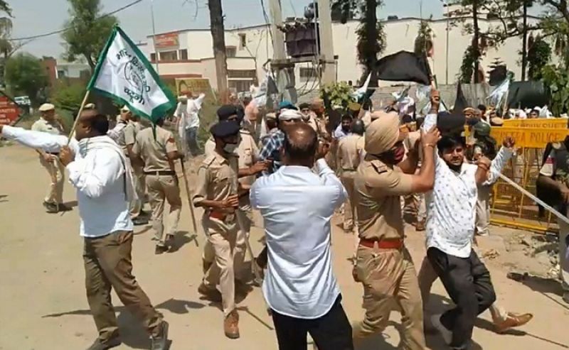 About 70 farmers detained in Kurukshetra