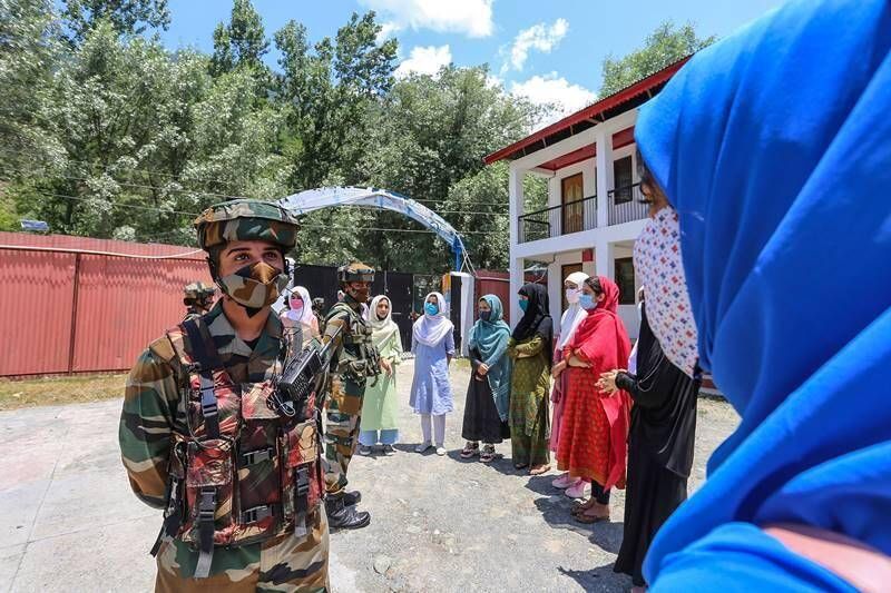 Assam Riflewomen deployed in Kashmir to assist male soldiers in combating militancy