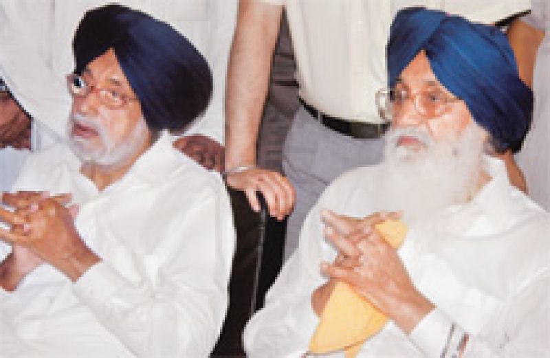 Gurdas Singh Badal with parkash singh badal 