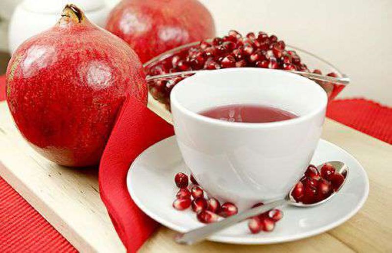 pomegranate peel tea