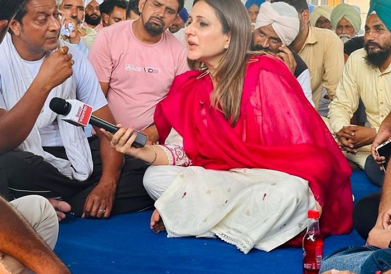 Spokesman di sath at Bhagta Bhai Ka