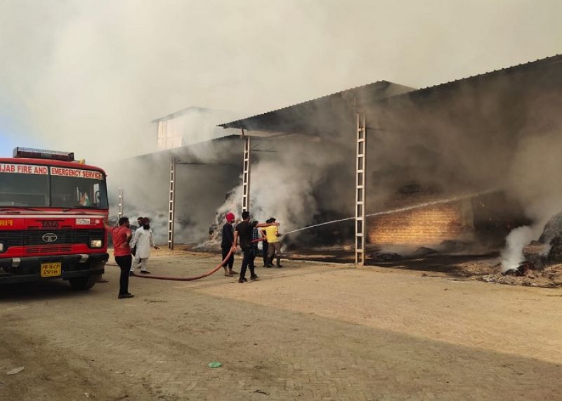 Terrible fire at Gurdwara Sahib in England,